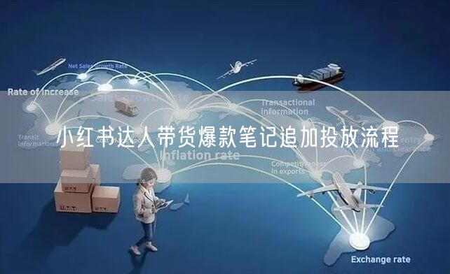 小红书达人带货爆款笔记追加投放流程