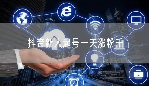 抖音新人起号一天涨粉千